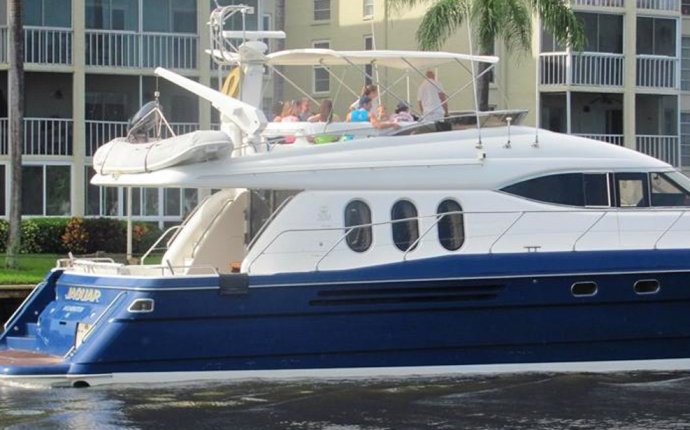 Captained Charter On 72 Princess Motor Yacht in Tampa Bay, Flori