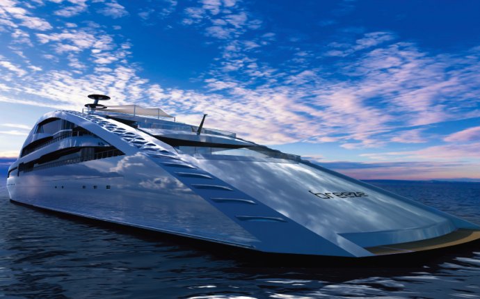 Luxury mega yacht concept BREEZE by Sinot Yacht Design | Yachts