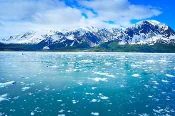 Glacier and breathtaking nature of Alaska