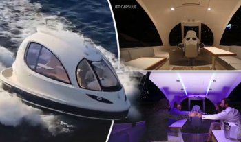 mini yacht jet capsule